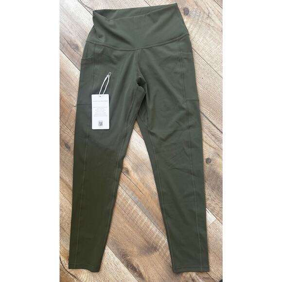 colorfulkoala Pants - Colorfulkoala Women's High Waisted Yoga Pants Leggings Olive Green M